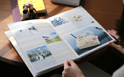 ページ全体をプレゼントにする手作り卒園アルバムのアイデア見本卒アルペディア – 卒業 卒園アルバム作りのアイデア辞典