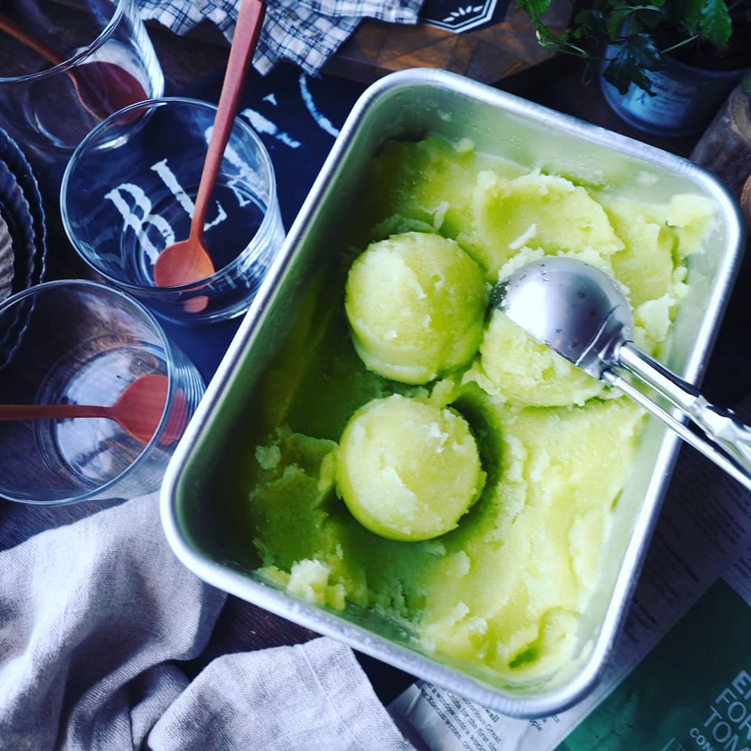 簡単☆メロンシャーベット