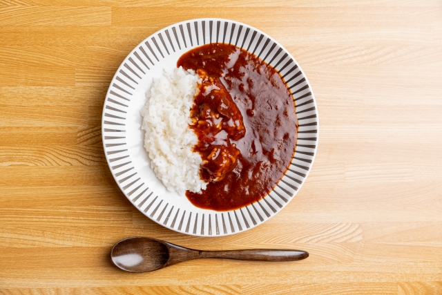 ルウが少し足りないときのハヤシライス