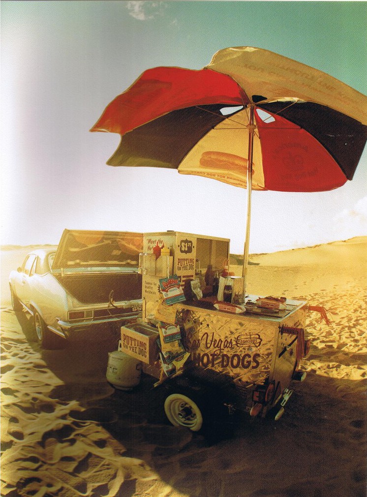 屋台のホットドック