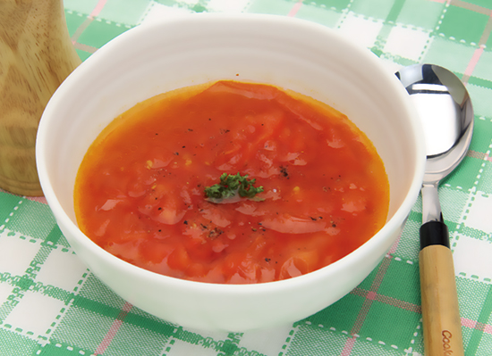 白だし+トロロ昆布で激変！冷やしトマトが料亭の味に冷やしトマト白だしレシピトロロ昆布夏レシピ簡単レシピクマノテ