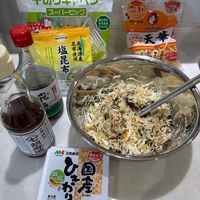 千切りキャベツと塩昆布のサラダ