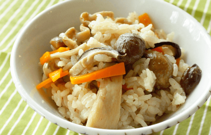 3合炊き炊飯器で作る！ 栗ごはんしょうゆ風味