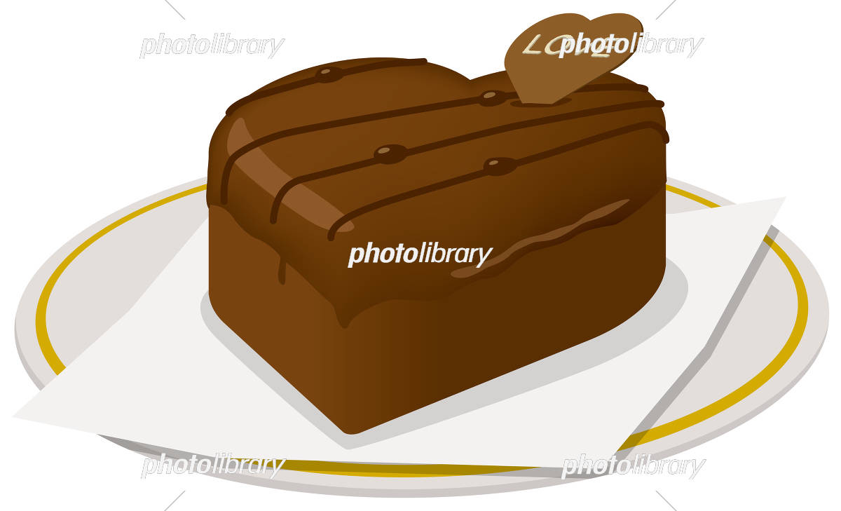 誕生日ケーキ チョコレートケーキのイラスト イラスト素材6515656- フォトライブラリ