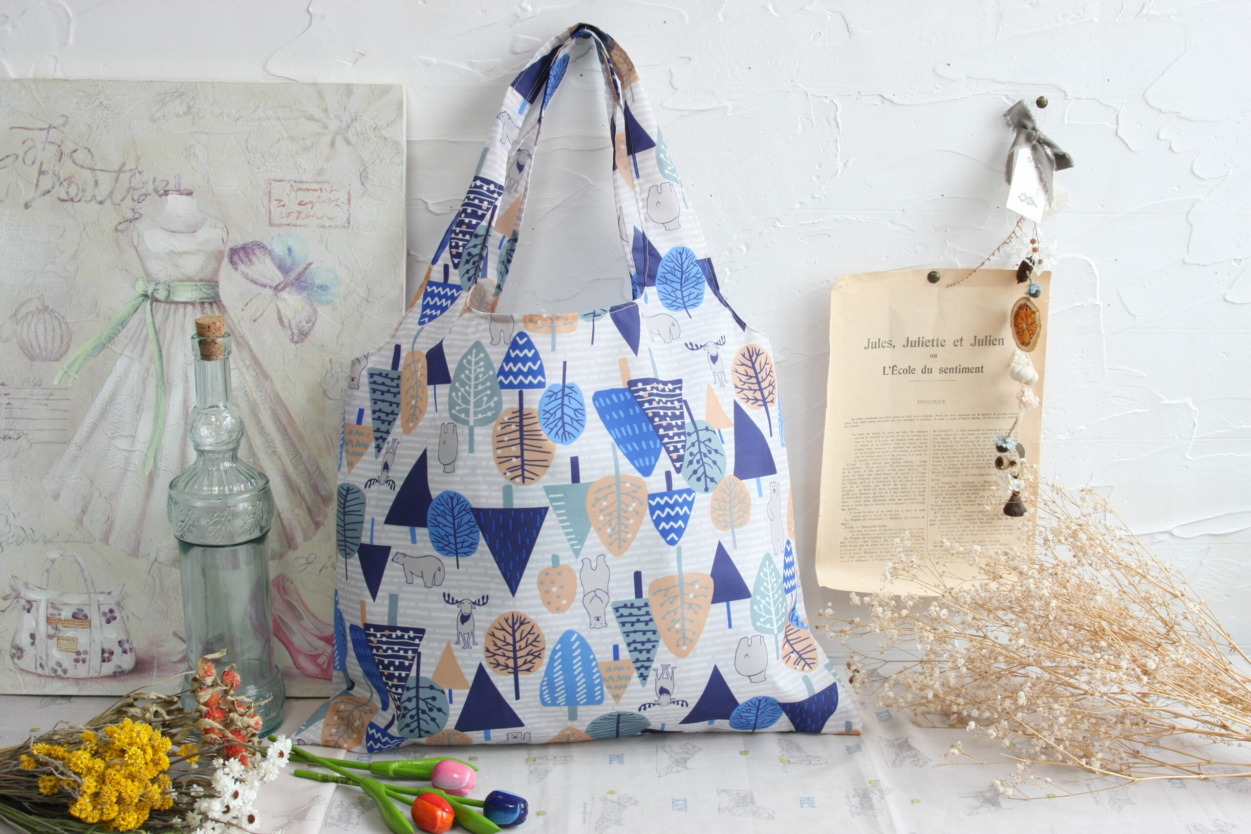 かんたんなのにしっかり丈夫！たためるエコバッグの作り方nunocoto