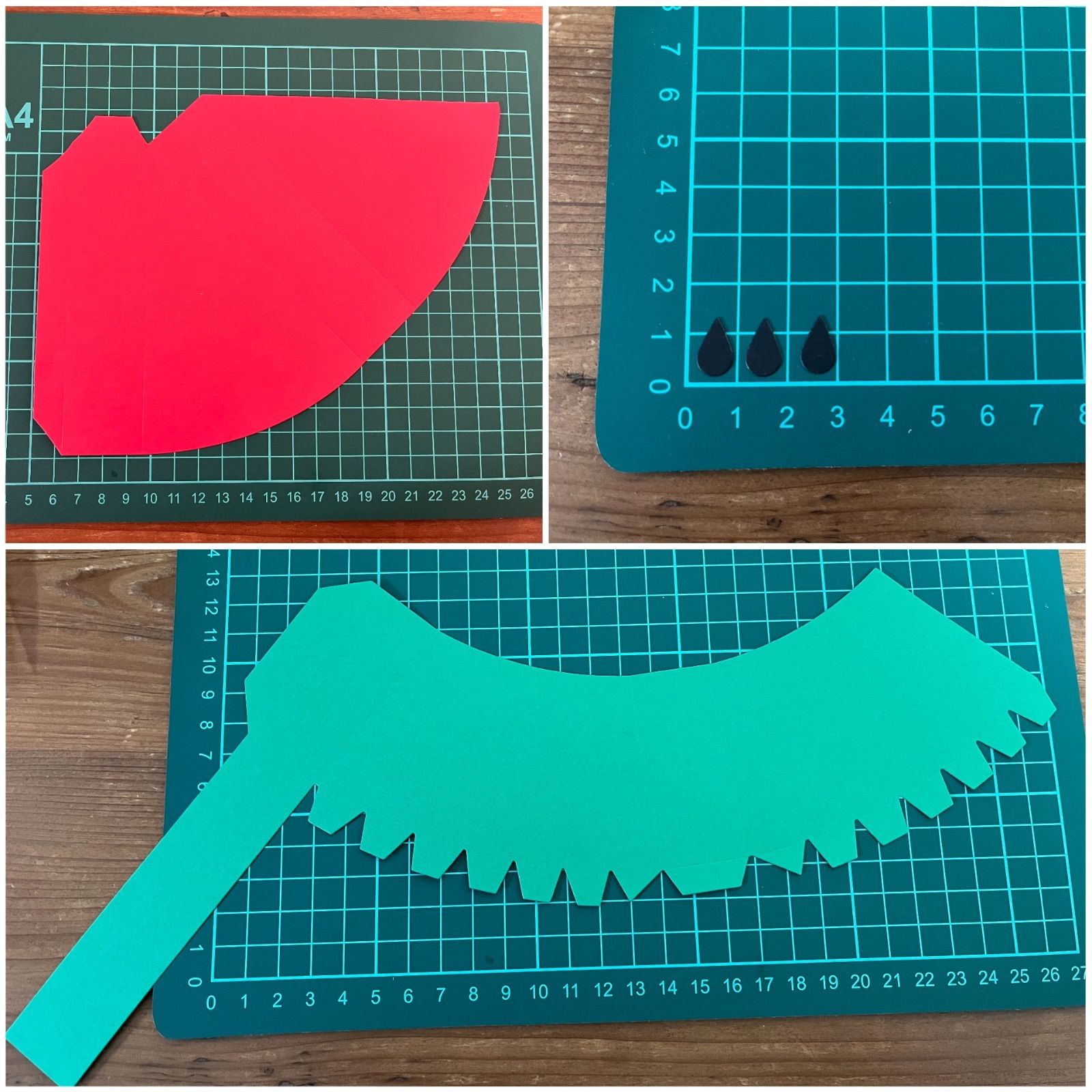 立体 かわいい紙のスイカ 音声解説あり Handmade cute paper watermelon