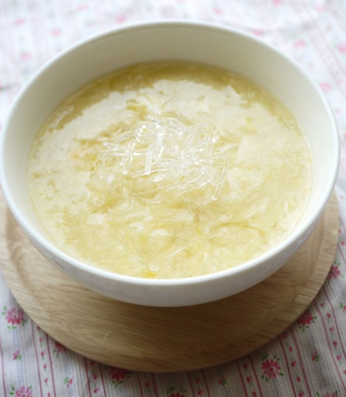 ひょっとして高級食材？ツバメの巣風スープ