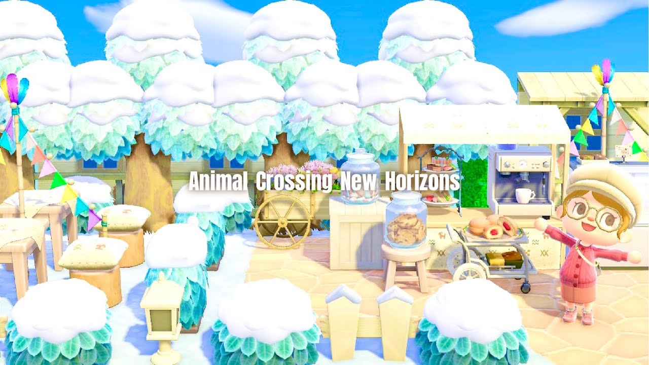 あつ森 森の中にあるケーキ屋さんエリアを繋げるマイデザイン配布cake shop in the woods 島クリエイト