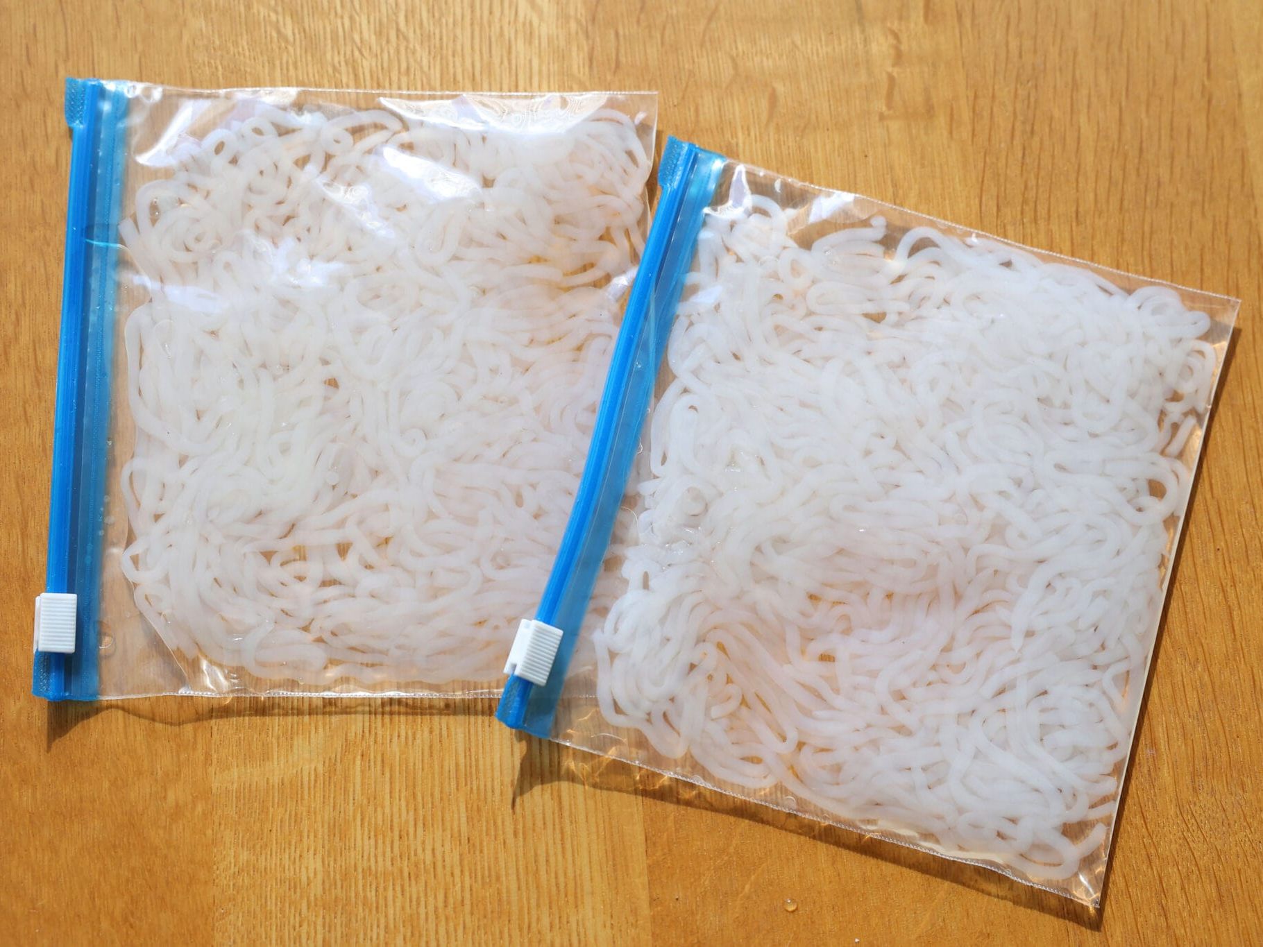 冷凍しらたきのピリ辛炒め