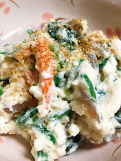 菜の花の白和えのレシピ 作り方：白ごはん.com