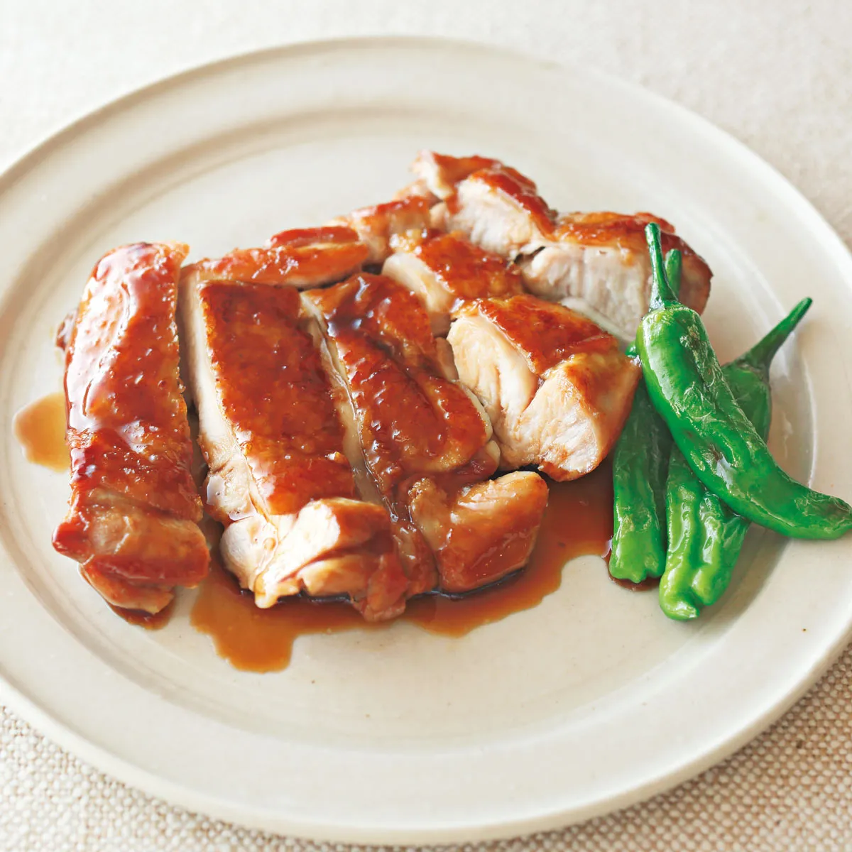 鶏むね肉の照り焼き