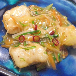 簡単✽たらのチリソース