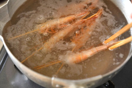 むきえびの天ぷら