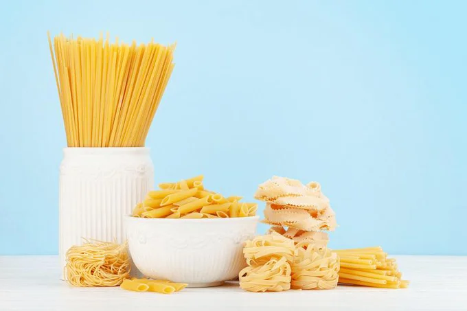 マカロニでパスタ