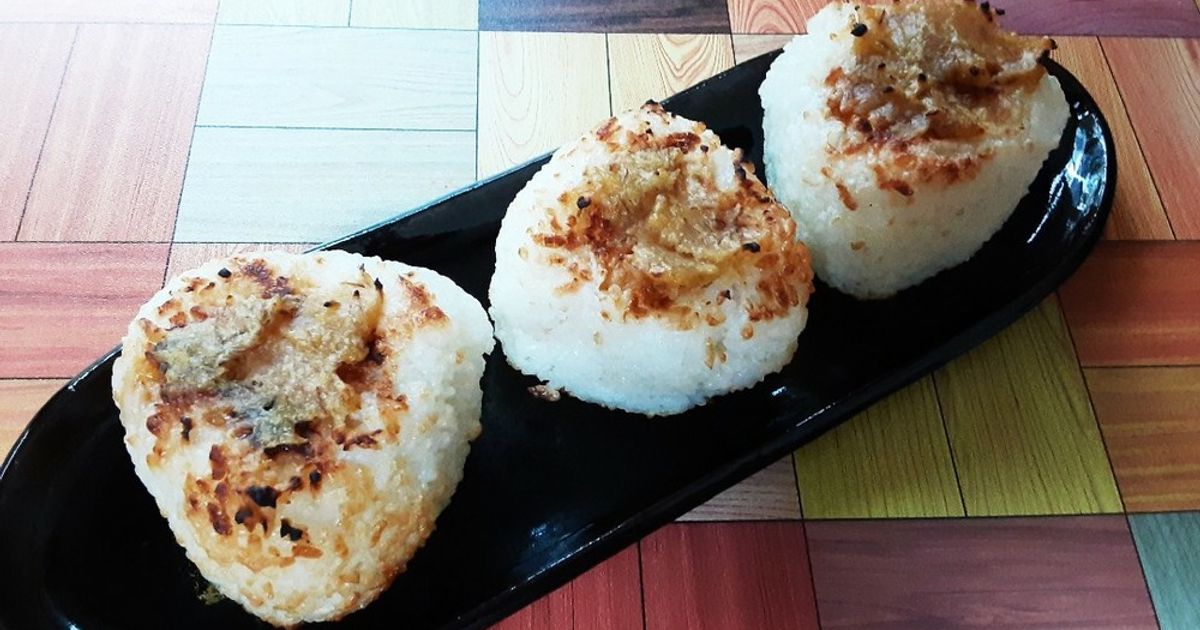 にんにくみそ焼きおにぎり