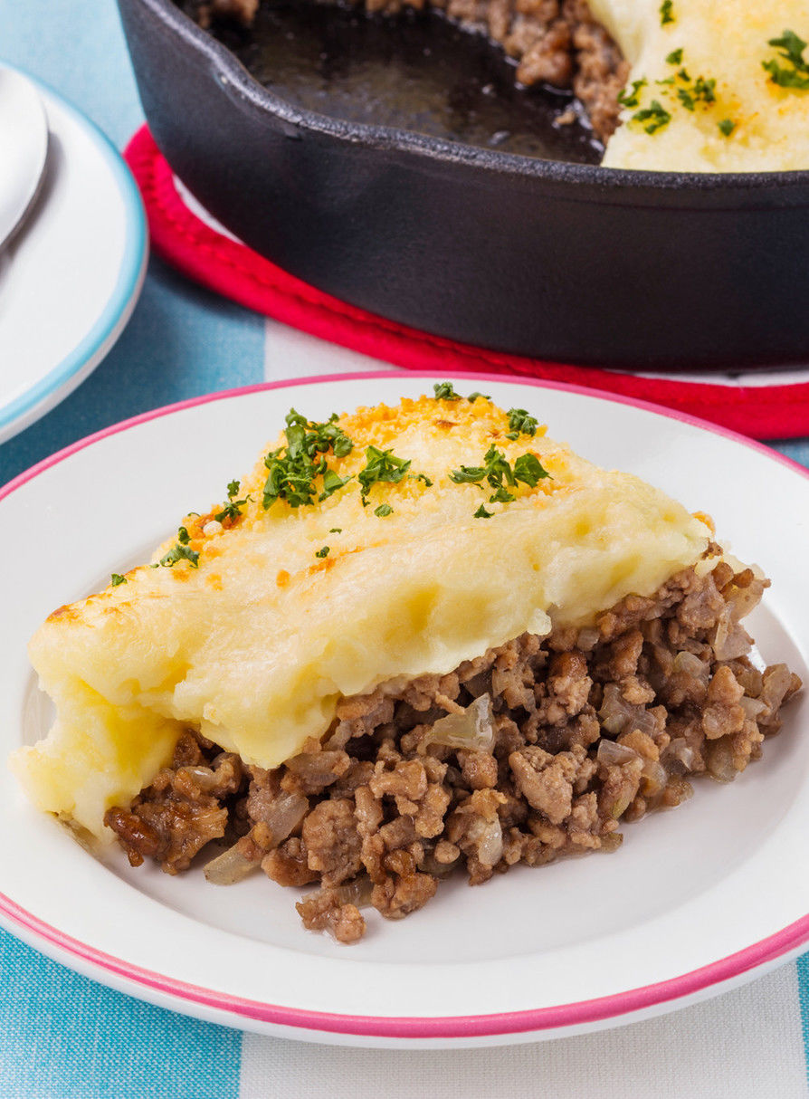 ミートソースとポテトのグラタン