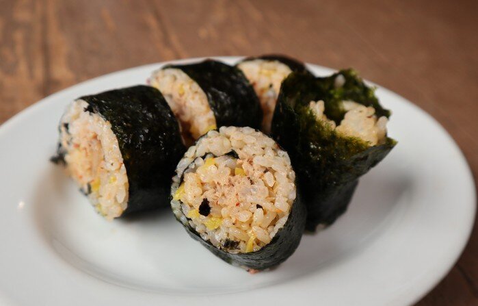 行楽おにぎり♪「チュモッパ 韓国風おにぎり 」スーパーマーケットバロ