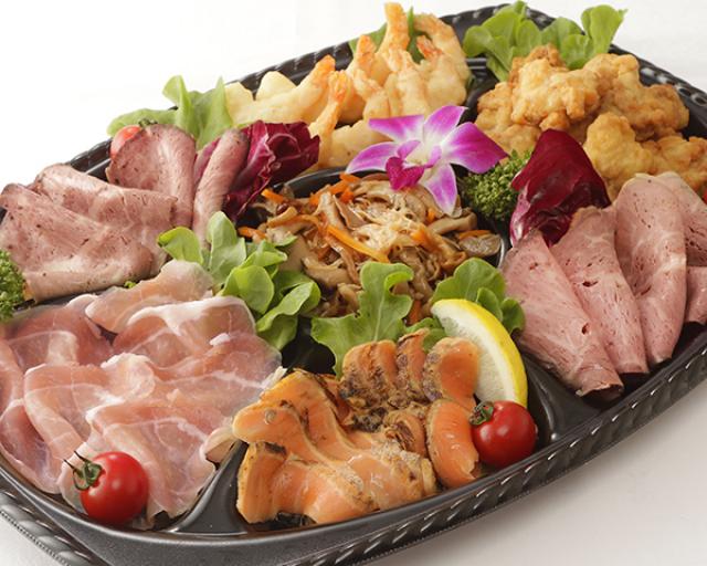 プレミアムテイクアウト オードブル盛り合わせ 2人前よりご予約承ります。極美 -KIWA