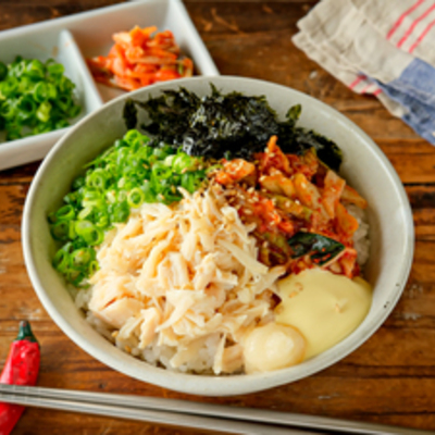 鶏ささ身のキムチあえ