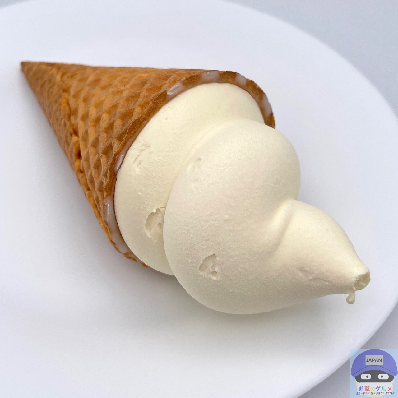 東京バナナの美味しいソフトクリーム