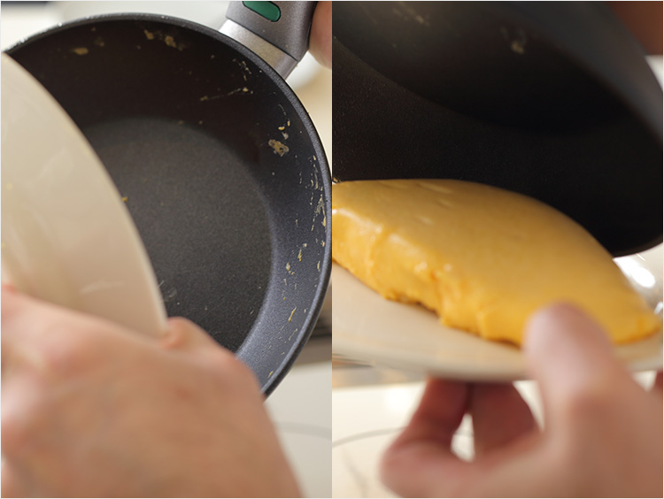 これで卵が破れずきれいに包める！オムライスおにぎりの作り方 - macaroni