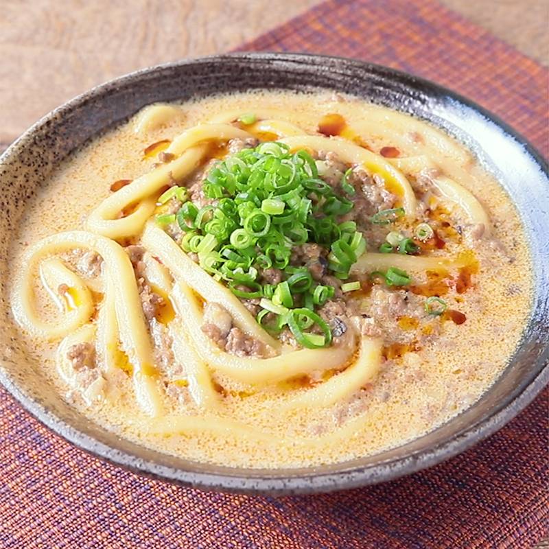 冷やし豆乳担々うどん