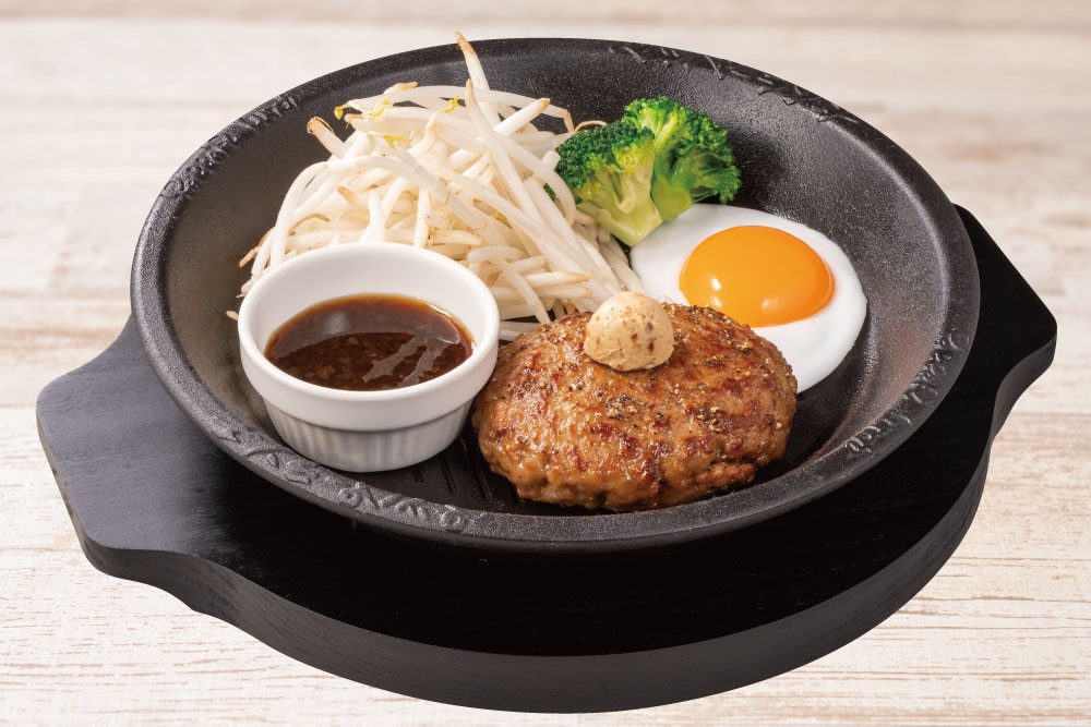 簡単！目玉焼きと冷凍ハンバーグの和風定食レシピ