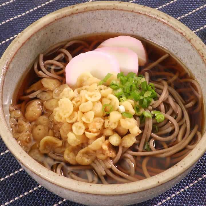 基本の温かい蕎麦の作り方