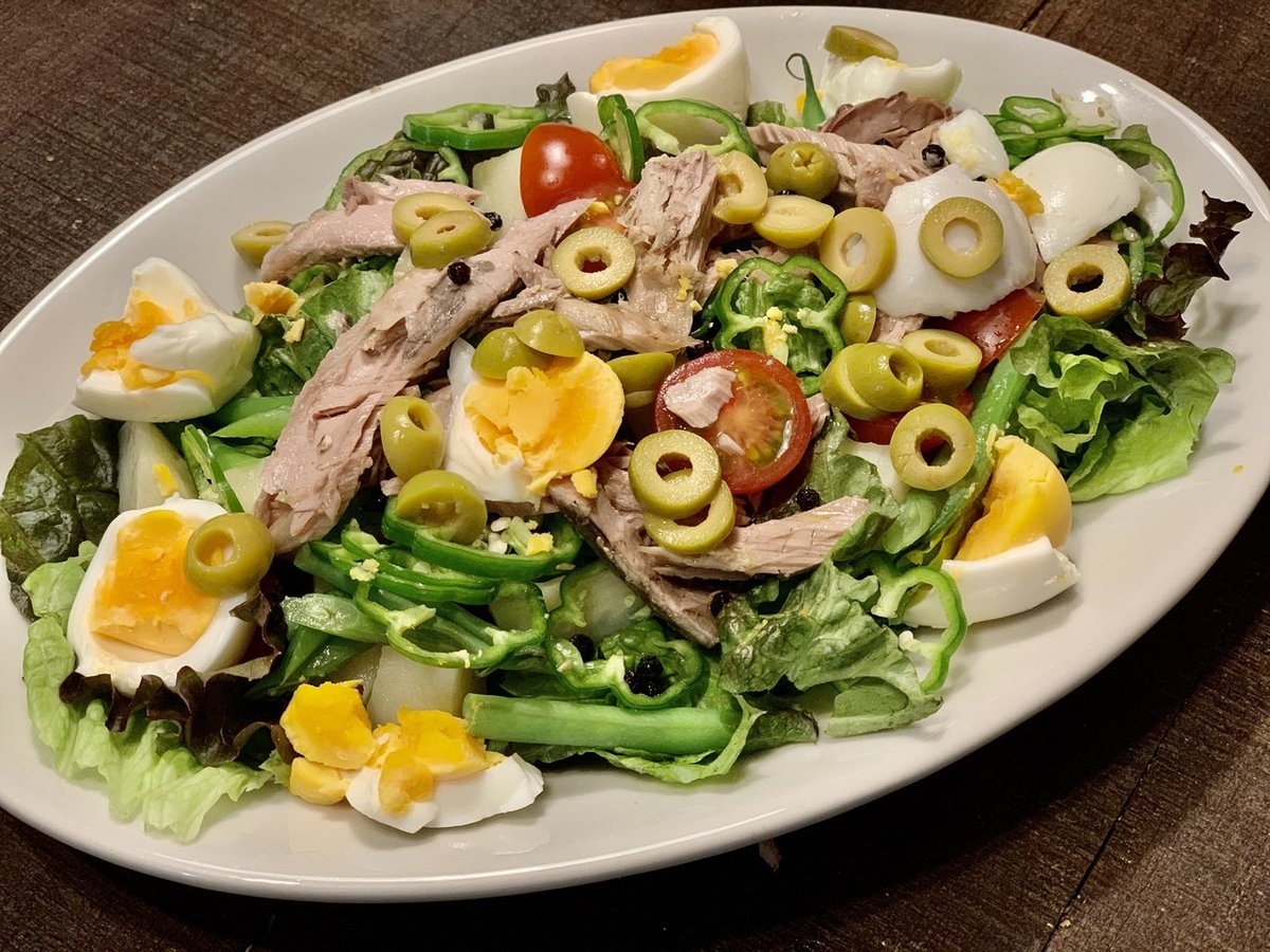 マグロで作る「自家製ツナ」のオリーブオイル漬けof nou