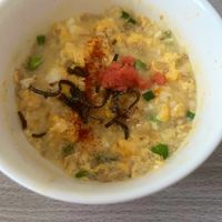 レンジのみ⭐︎オートミール卵雑炊