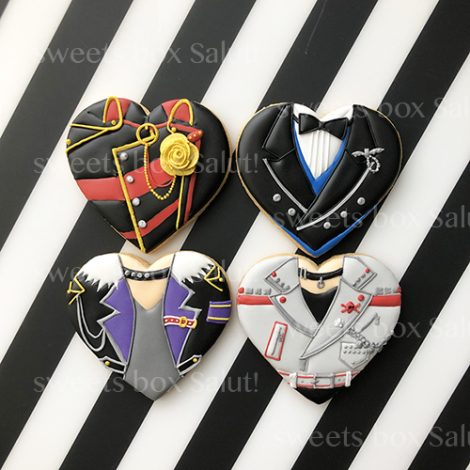 アイシングクッキー小学生 女の子 ピンク 虹 星 おしゃれ オーダー 通販 誕生日