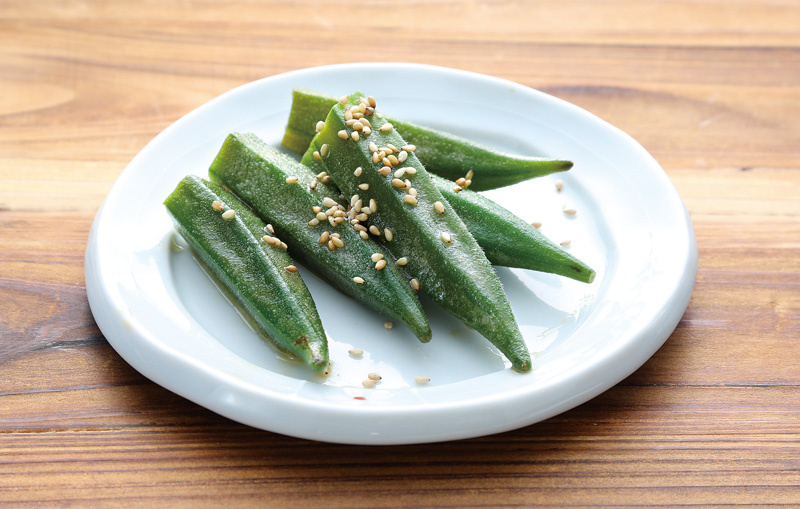 オクラとのりのお浸し 副菜