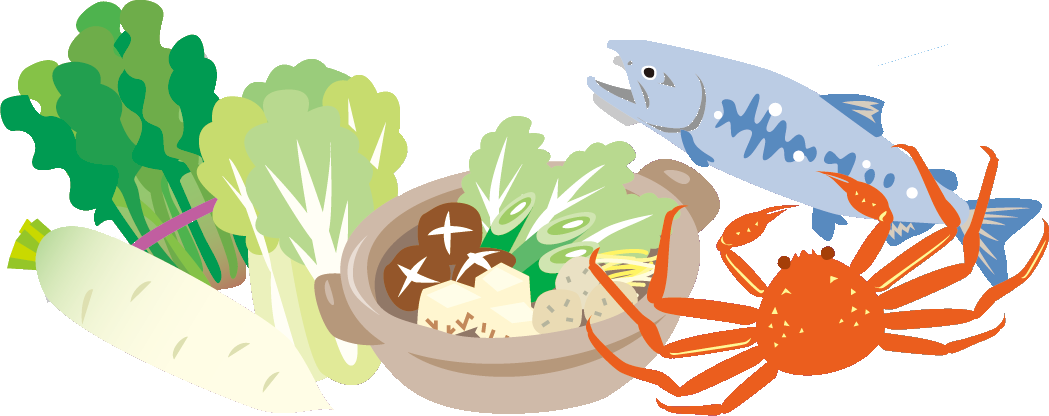 冬の食べ物と食べ物のリアルな手描きの素材 イラストPSD 無料ダウンロード - Pikbest