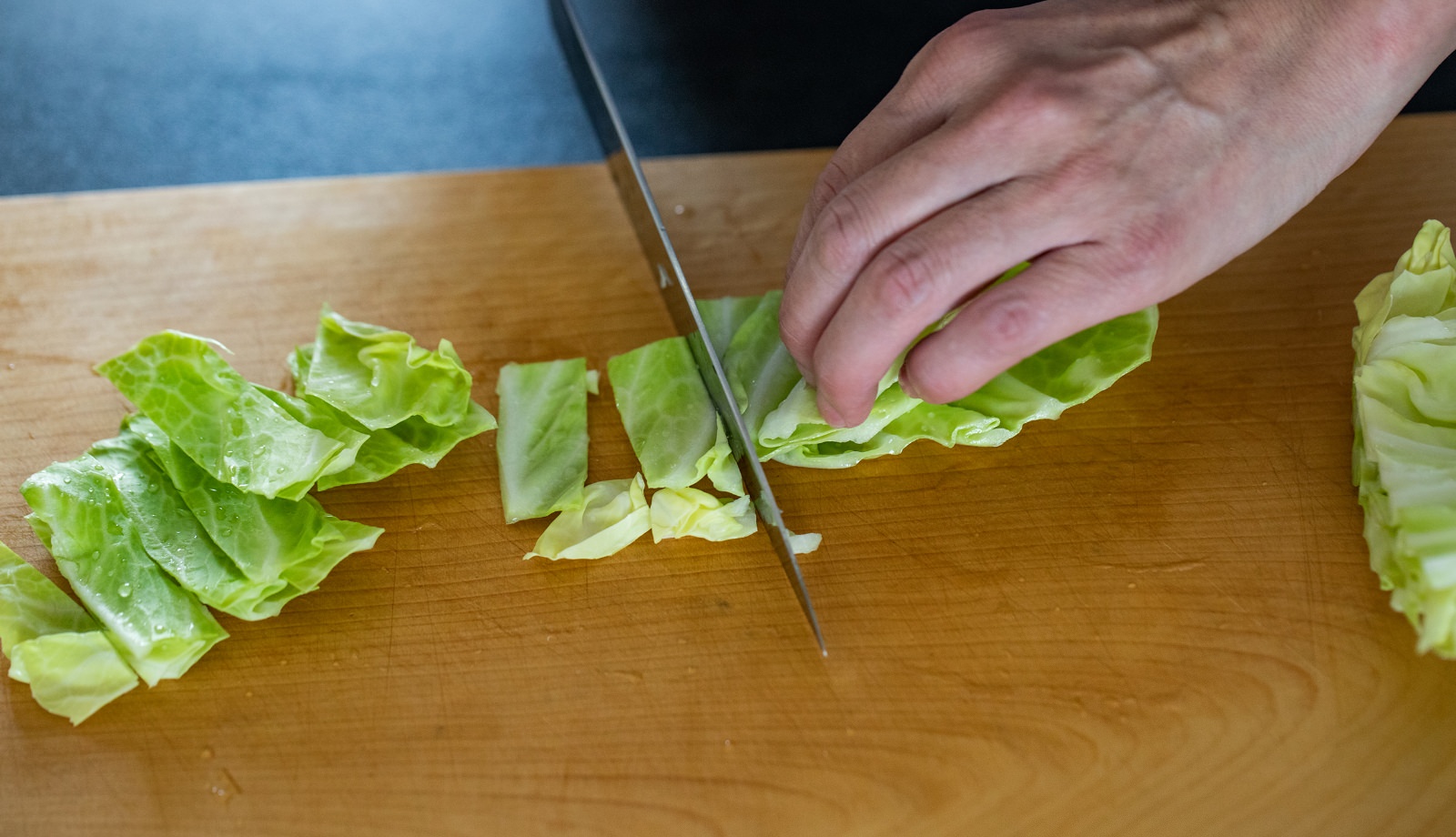 千切りキャベツの塩だれ焼きそば
