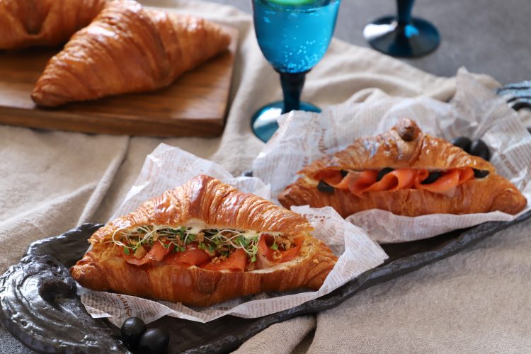 クロワッサンサンドイッチ、マヨネーズソースがコツ