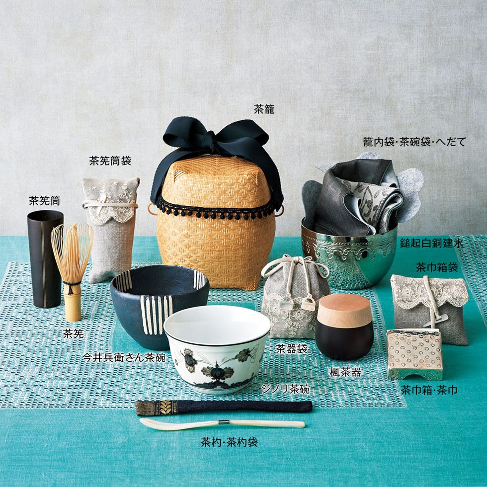 抹茶碗 大 5点セット 大 粉引緋色 茶道 お点前 お茶 お茶碗 茶道具 - 京都匙亀