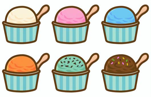 カップアイス無料イラスト＆かわいいフリー素材集 ねこ画伯コハクちゃん