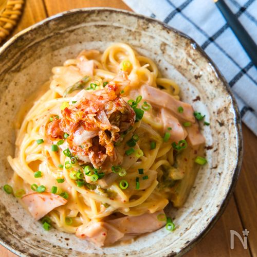 キムチの牛乳パスタ レシピ・作り方 by 櫻澤みい - 楽天レシピ