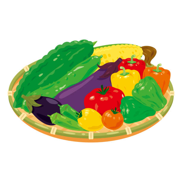 132,300点を超える夏野菜のイラスト素材、ロイヤリティフリーのベクター素材グラフィックスとクリップアート - iStock夏野菜 日本,トマト, 夏祭り