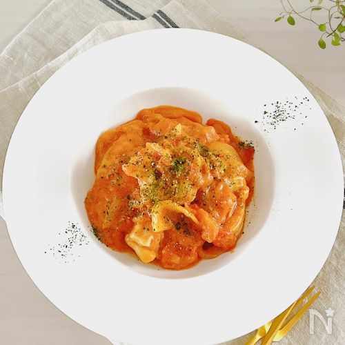 チキンの豆乳トマトクリーム煮のレシピキッコーマン豆乳