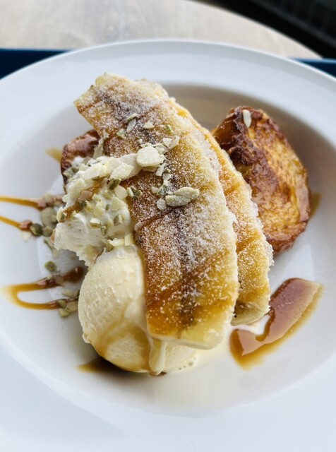 キャラメルバナナとナッツのフレンチトーストレシピマーガリン・チーズ・ホットケーキの通販・ギフトアレルギー対応製品ありマリンフード