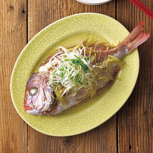 こんがりたけのこの中華風ソースがけ