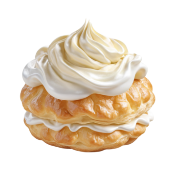 シュークリーム – イラストストック「時短だ」