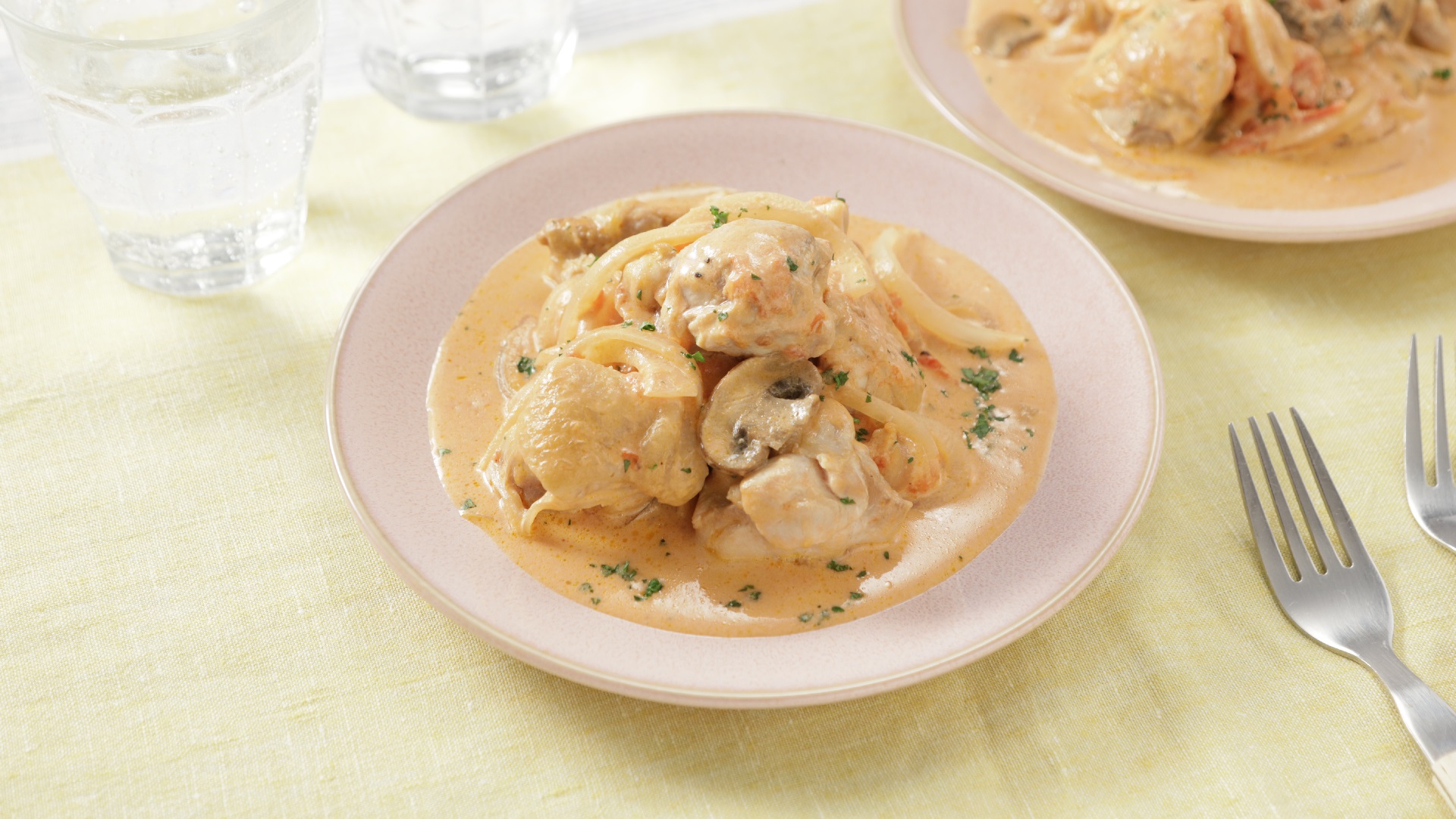 鶏肉の無水♡トマトクリーム煮簡単 スピードおかず