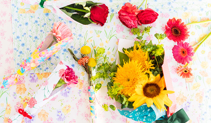 韓国風花束 ラッピング材で可愛くておしゃれな簡単な包み方を2選！ハートサプライ