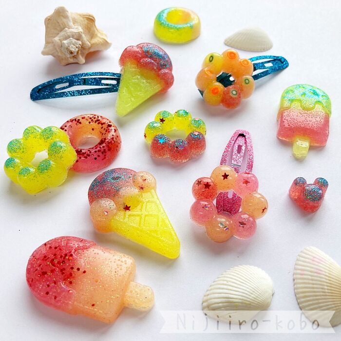 可愛いヘアピン ハンドメイド: 簡単DIYアクセサリ