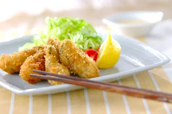 さっぱりカキフライ