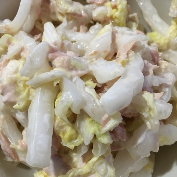 味つけはオール1♪白菜のさっぱりごま酢サラダ