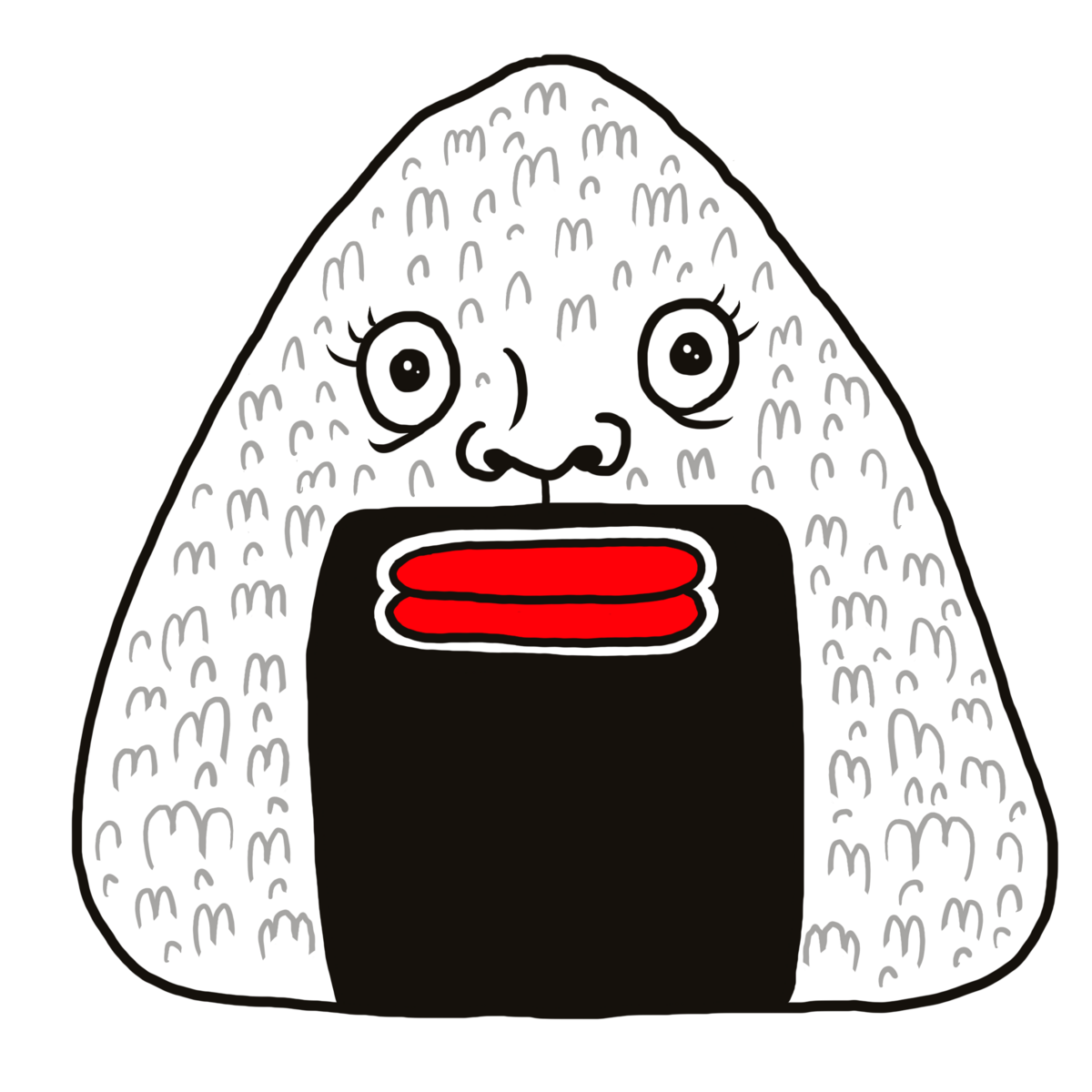 かわいいおにぎりのキャラクターの素材イラストのイラスト素材70977710- PIXTA