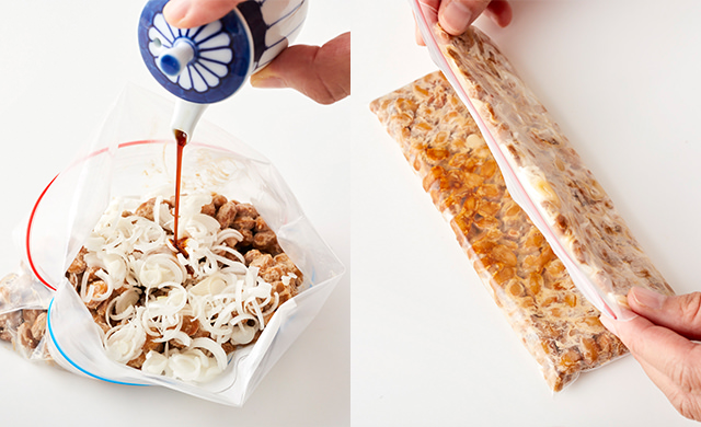 納豆は冷凍できる！食べる時は自然解凍。冷蔵保存ならチルド室で。やまでら くみこ のレシピ